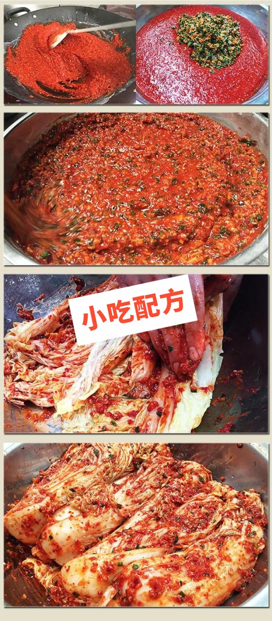 韩国辣白菜的做法和配方，正宗培训视频教程