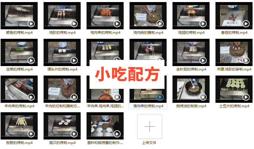 李师傅烧烤技术配方视频教程 小吃技术联盟配方资料